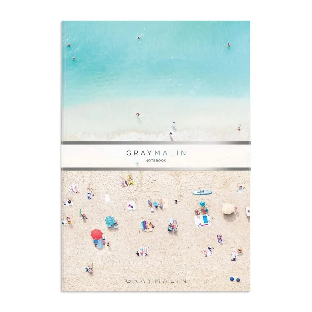 NEW Gray Malin The Hawaii A5‎ Notebook Journal Water Beach Waikiki 136 pgs Lined
